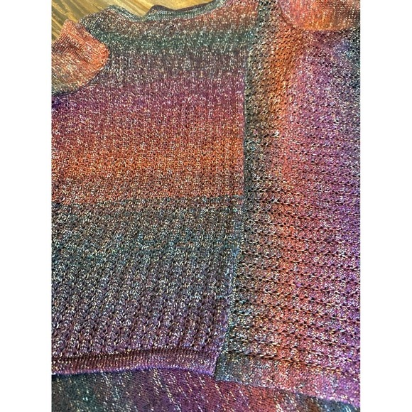 DB Established 1962 Sweater Asymmetric Hem Multicolor Woman's 2X - Picture 10 of 11